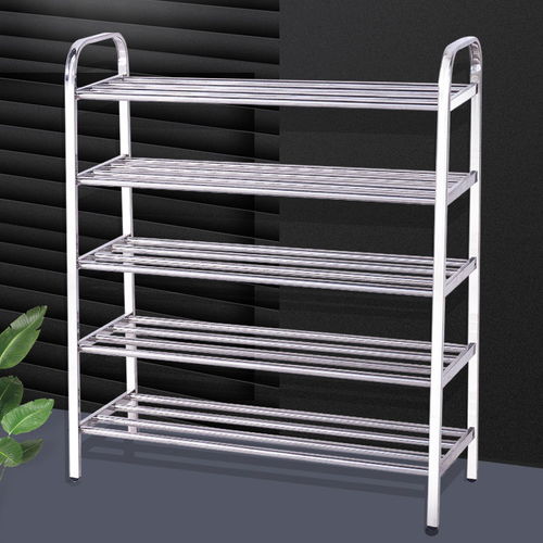 不銹鋼鞋架簡易家用鞋架子經濟型多層收納鞋柜子宿舍寢室防塵鞋架