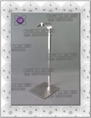 【掛包架廠家供應不銹鋼掛包架 砂光展示架 服飾展架定做】價格,廠家,圖片,服裝展示道具,廣州市荔灣區聯中裝飾材料經營部-